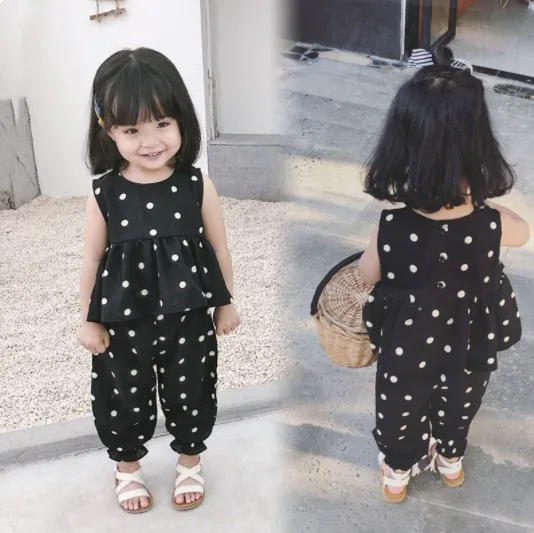【80-130cm】超人気 高品質 レトロ トッド柄 ベビー パンツ 二点セット
