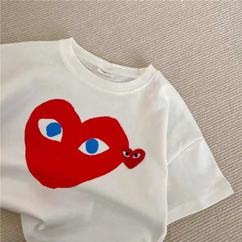 【90-150cm】今季大注目 着心地良い カートゥーン シンプル 可愛い 合わせやすい Tシャツ