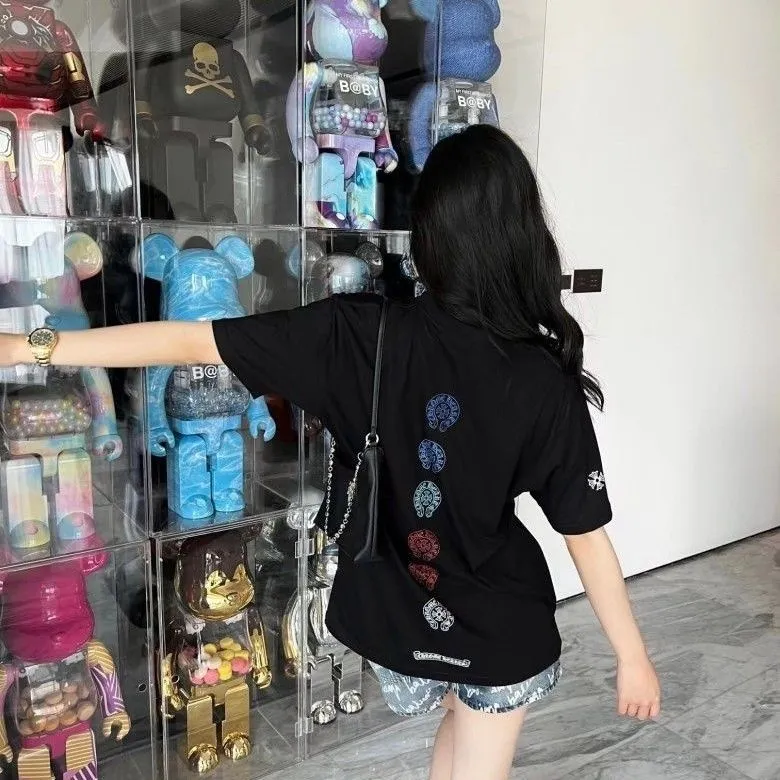 着心地いい 超人気 合わせやすい グラデーション色 ゆるリラックス 男女 無地 半袖Ｔシャツ