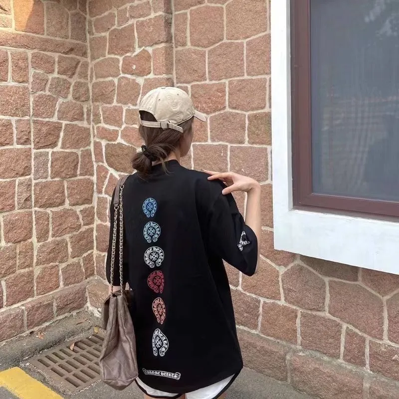 着心地いい 超人気 合わせやすい グラデーション色 ゆるリラックス 男女 無地 半袖Ｔシャツ