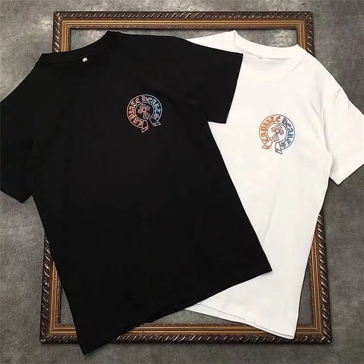 大注目 カジュアル レトロ プリント ゆったり 大きいサイズ 通気性 トップス  Tシャツ