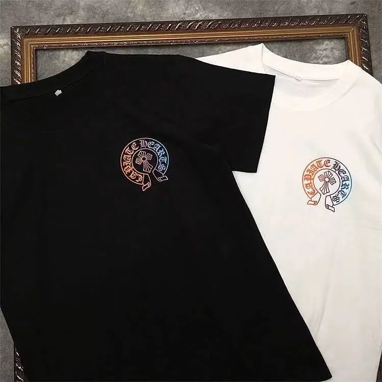 大注目 カジュアル レトロ プリント ゆったり 大きいサイズ 通気性 トップス  Tシャツ