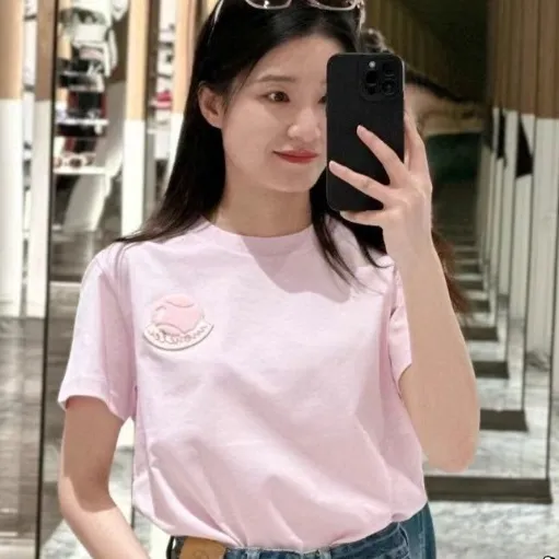 新品 夏 4色選べる ゆったり カジュアル ラウンドネック  プリント 無地 オーバーサイズ 快適 Ｔシャツ　