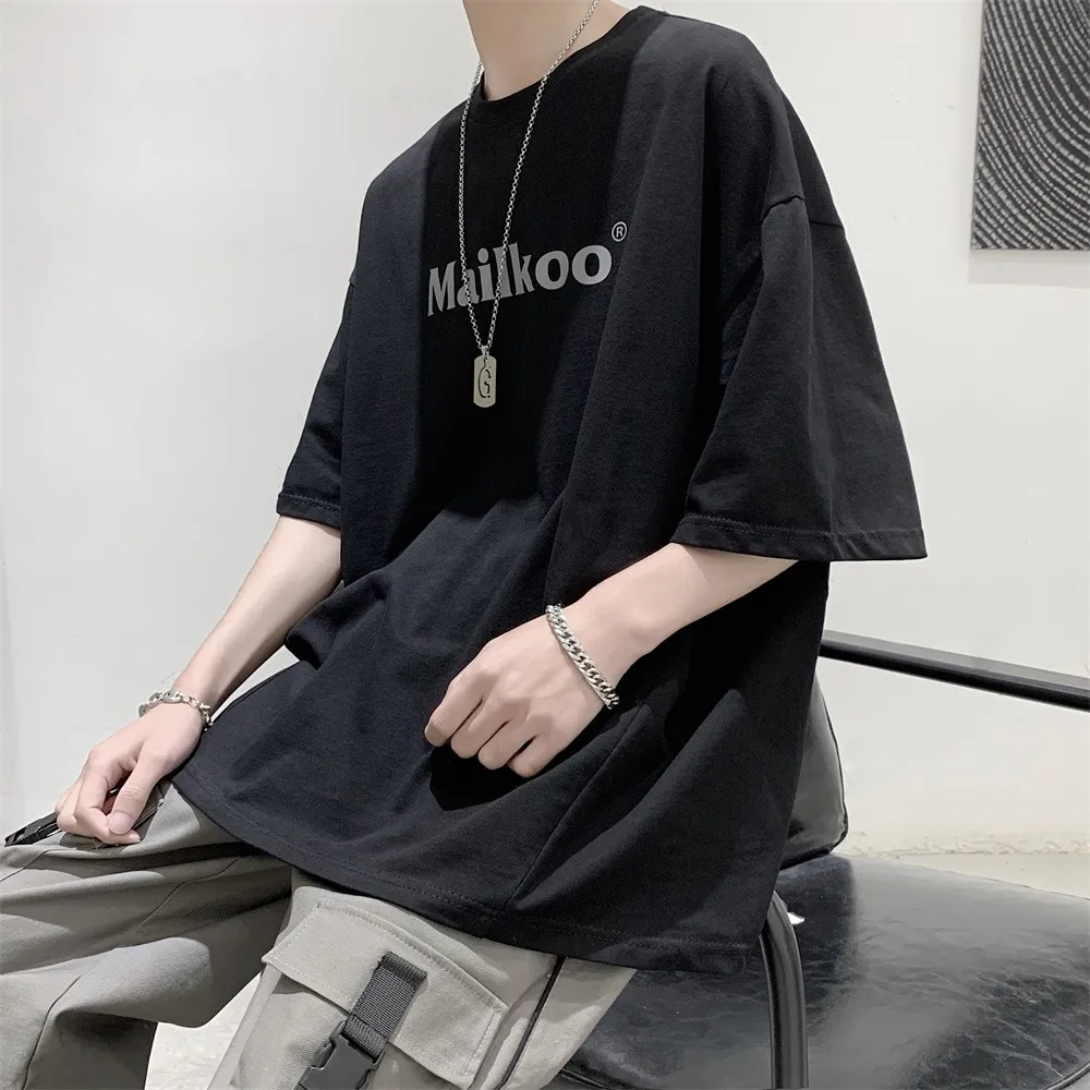 超カッコイイ 絶対流行 ファッション 合わせやすい ins風 シンプル 気質いい ゆったり カジュアル 着せやすい Tシャツ