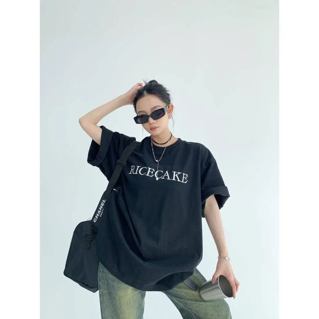 2024新作 chic 夏 花柄 カジュアル 合わせやすい 着心地良い oversize カップル Tシャツ