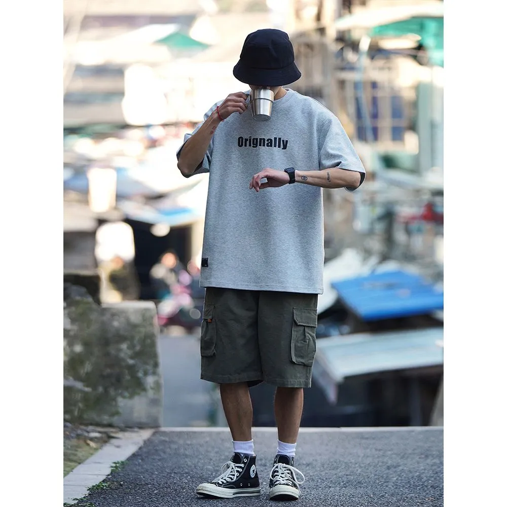 着心地良い 人気爆発中 絶対欲しい 安い ゆったり男女限らず オーバーサイズ 4色選べる アルファベット Ｔシャツ　