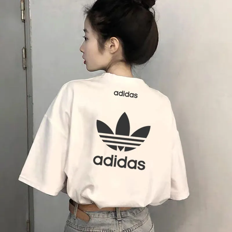 大注目！カジュアル 合わせやすい 着心地良い トレンド ルーズ ラウンドネック Tシャツ