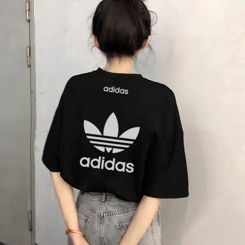 大注目！カジュアル 合わせやすい 着心地良い トレンド ルーズ ラウンドネック Tシャツ