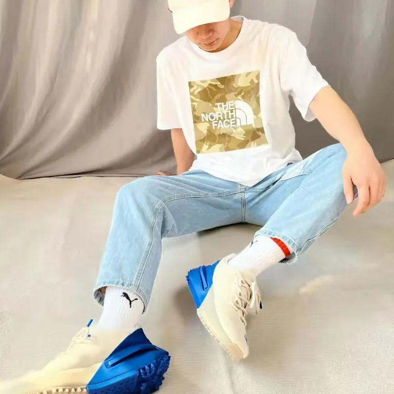 人気爆発中 絶対流行 カジュアル 日常 夏 プリント 2色選べる ゆったり 通気性Ｔシャツ