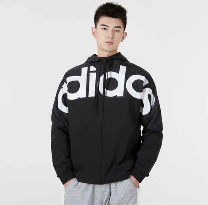 超人気商品 存在感 ファッション カッコイイ 春秋 フード付き 2色選べる アルファベット アウター