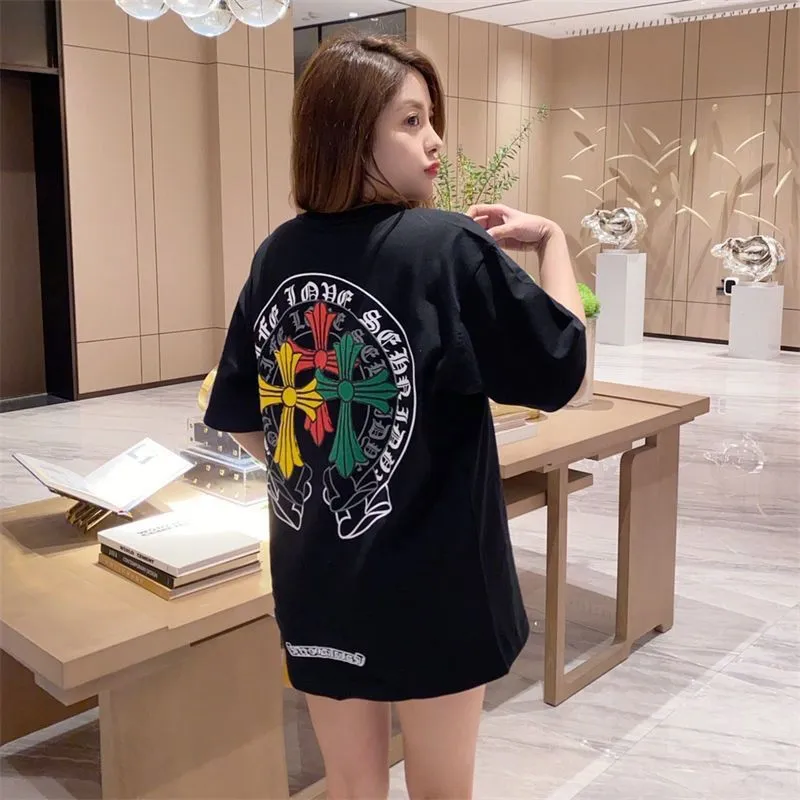 今季大注目 トレンド 着心地良い ルーズ 男女兼用 合わせやすい 半袖 Tシャツ