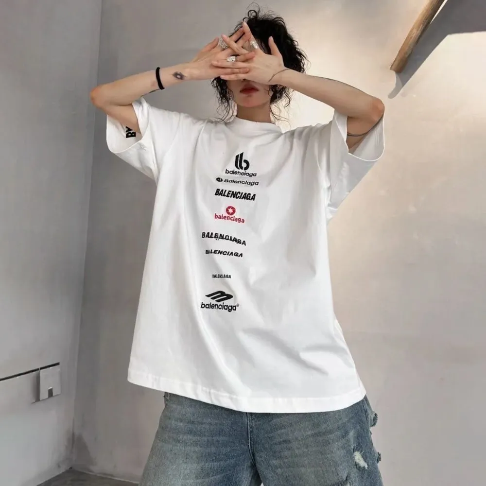 BALENCIAGA BE NICE オーバーサイズ Tシャツ ライトベージュ BALENCIAGA(バレンシアガ) 23SSSKATER OVERSIZEDヴィンテージ