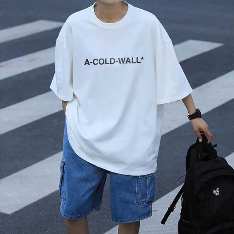 おすすめ  質感のいい 好感度100％  着回し最強 人気爆発中 プリント 三色選べられ Tシャツ