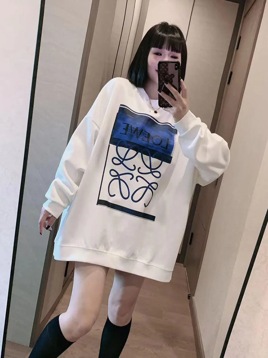 着心地良い 期間限定 買わないと損 ゆったり ファッション オーバーサイズ プリント 春秋 トレーナー