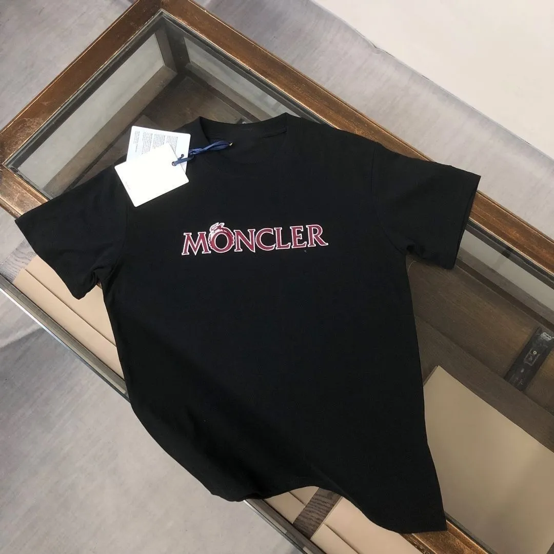 合わせやすい  定番  キレカジ アルファベット 無地 通気性 快適 男女限らず ラウンドネック Ｔシャツ