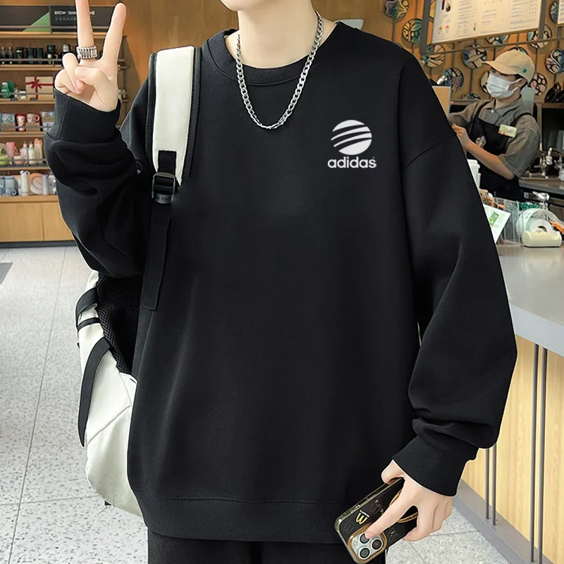超人気商品 大人の定番 合わせやすい シンプル  超ファッション 動きやすい ラウンドネック トレーナー