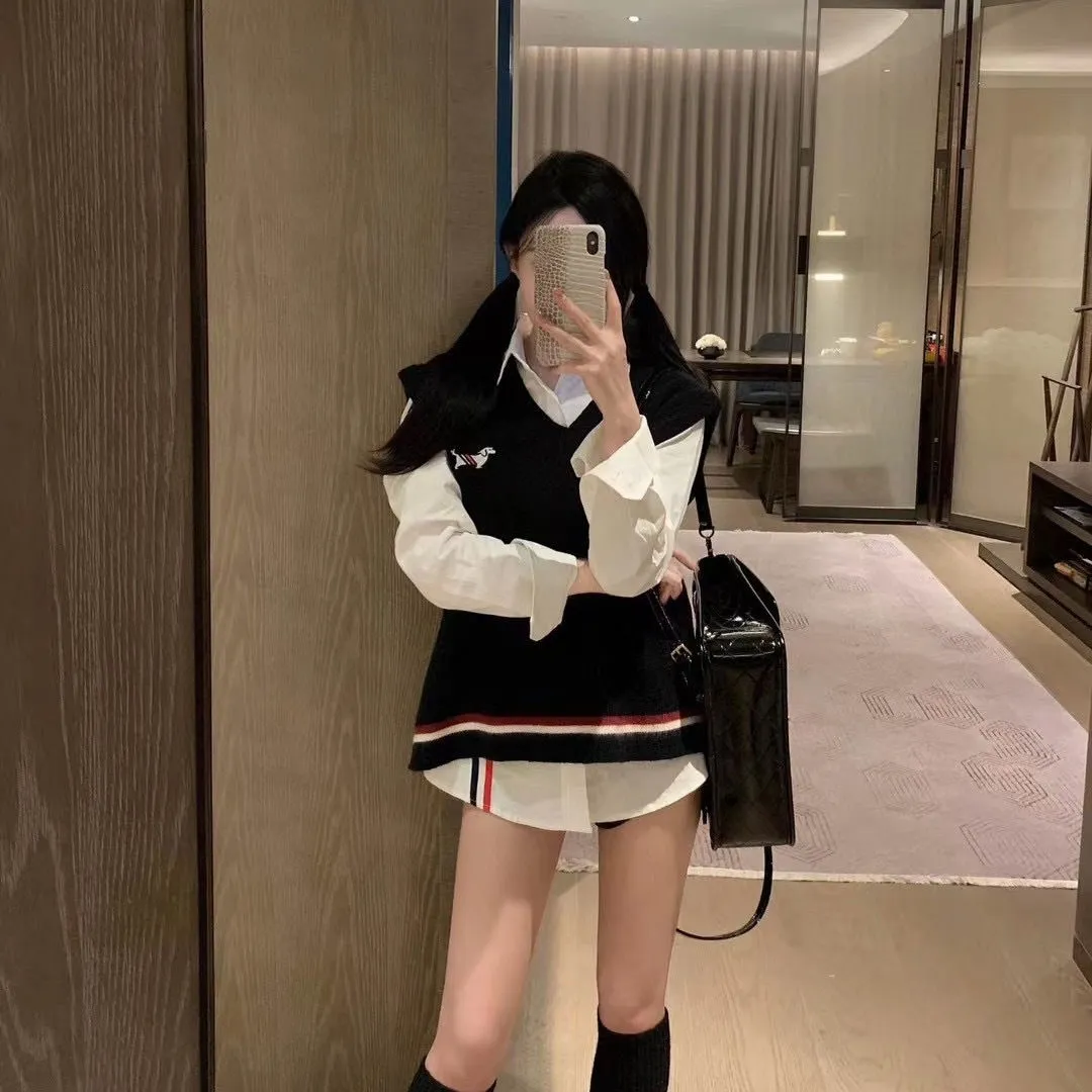 着心地良い 組み合わせやすい 美人度アップ 日常 カジュアル お気に入り スウィート ニット生地 可愛い ノースリーブ ベスト