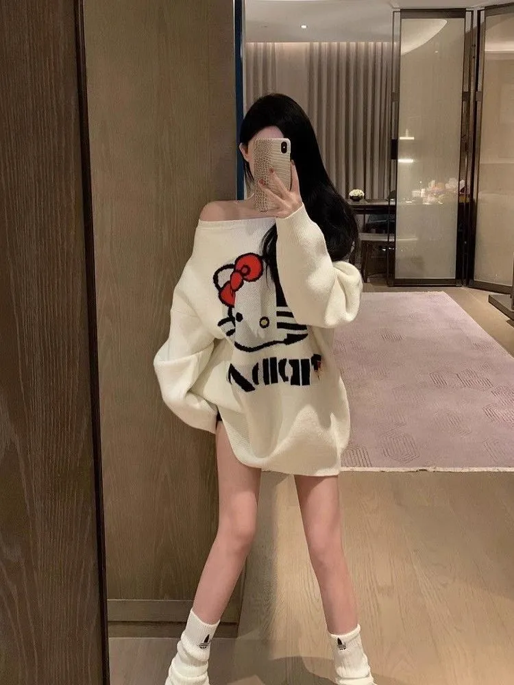 手放せない! 着回し力抜群 トレンド 可愛い オシャレ ディリー ルーズ ニット セーター