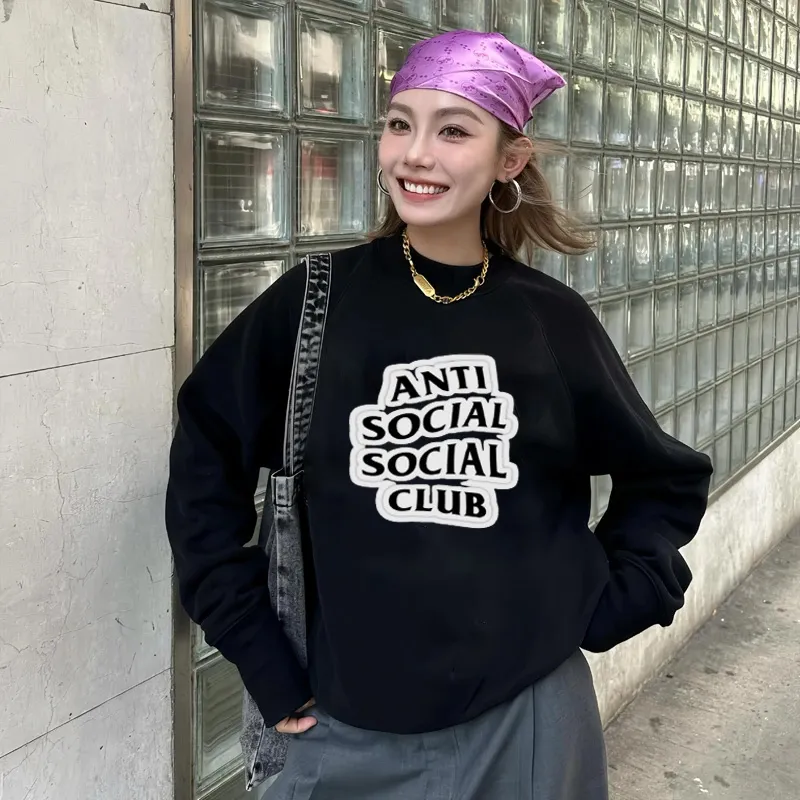 気質いい 超人気商品 大人の定番 オーバーサイズ 日常 シンプル ラウンドネック 長袖 トレーナー