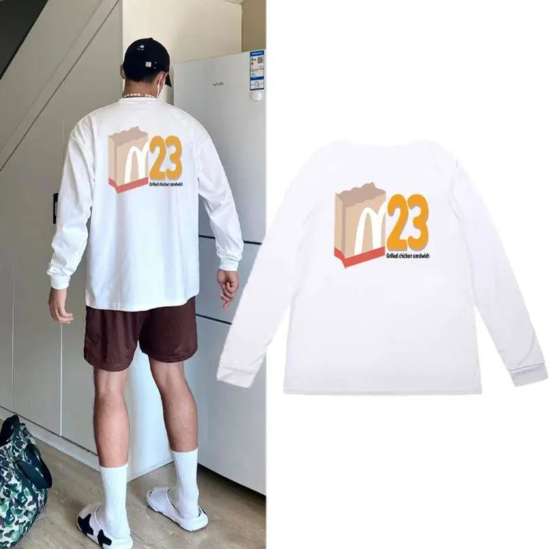 売り切れ必至 着心地良い 今季も大流行  シンプル カジュアル 動きやすい 長袖 Ｔシャツ