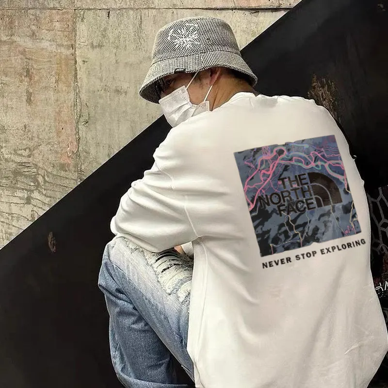 気質満点 大人の定番 カジュアルファッション プリント メンズ ラウンドネック 長袖 Ｔシャツ