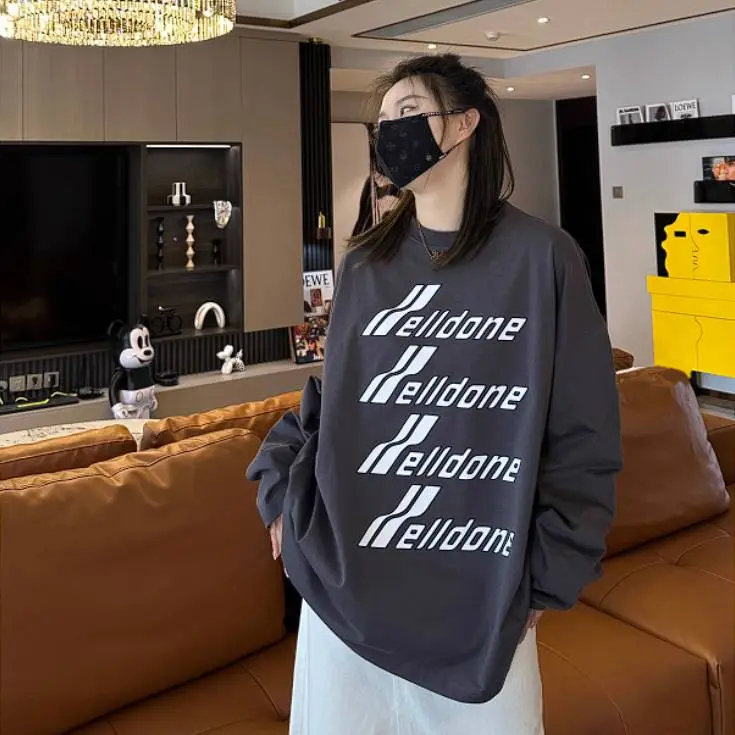 超人気商品 合わせやすい 質感のいい シンプル カジュアル 動きやすい 長袖 Ｔシャツ
