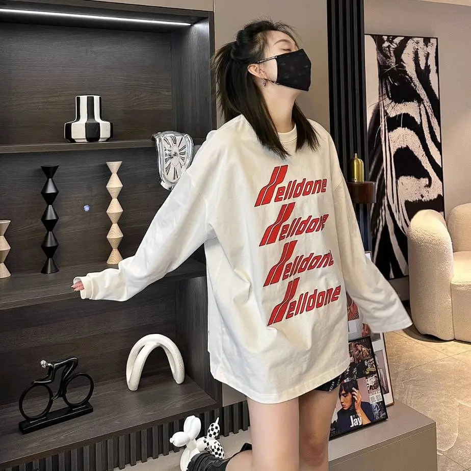 超人気商品 合わせやすい 質感のいい シンプル カジュアル 動きやすい 長袖 Ｔシャツ