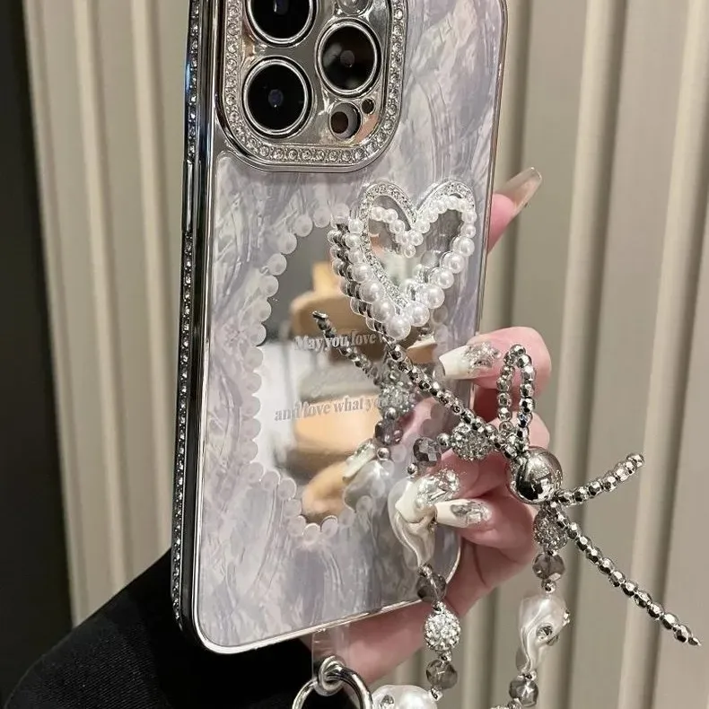 大人気 ストラップ付  iPhoneケース レディース トレンド かわいい スマホケース