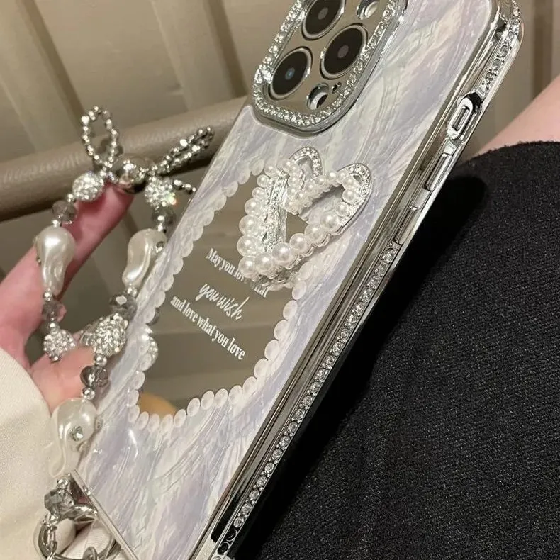 大人気 ストラップ付  iPhoneケース レディース トレンド かわいい スマホケース