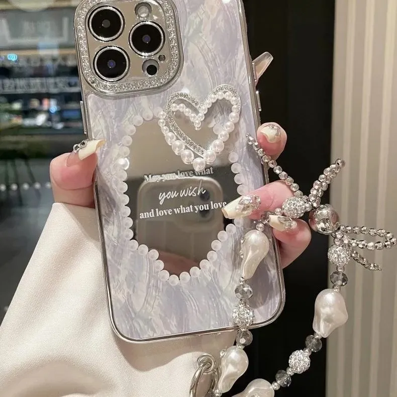 大人気 ストラップ付  iPhoneケース レディース トレンド かわいい スマホケース