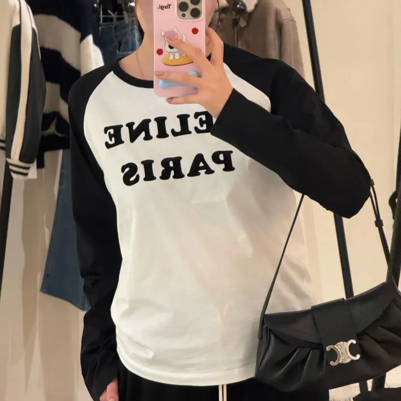 『S-L』超お買い得 注目の トレンド クラシック フィット感 デザイン満点 長袖 Tシャツ