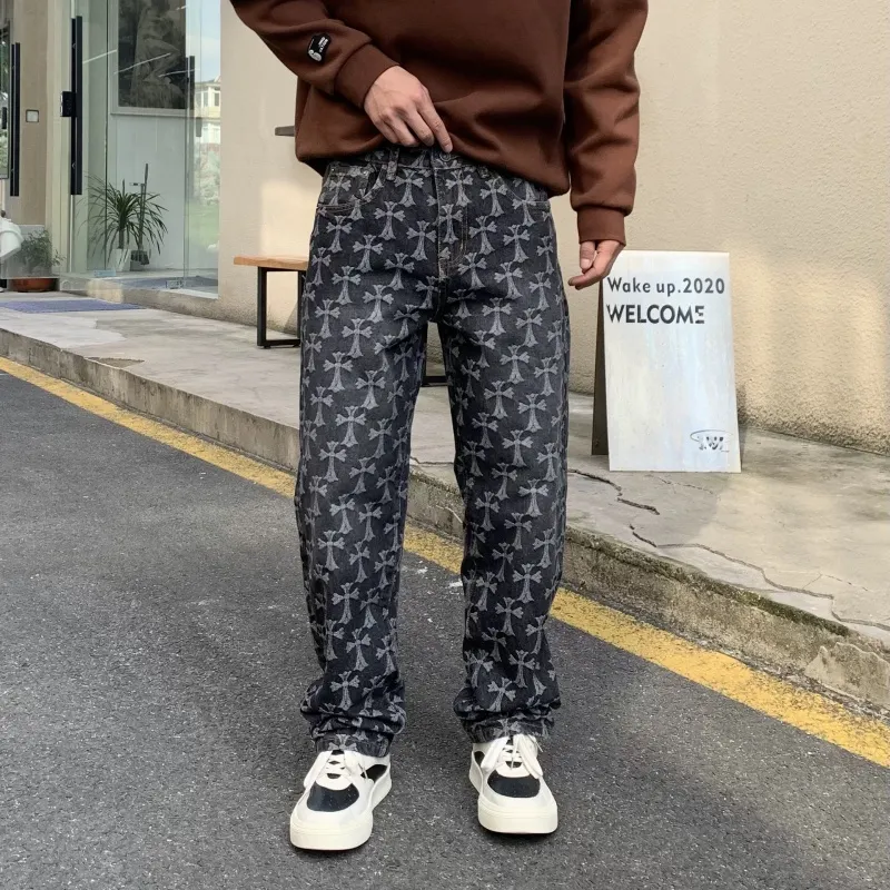 『S-XL』大人気 高品質 スタイリッシュ ユニーク デザイン感 フィット感 ジーンズ
