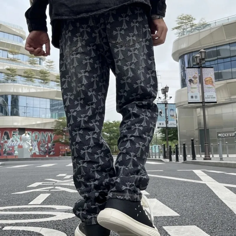 『S-XL』大人気 高品質 スタイリッシュ ユニーク デザイン感 フィット感 ジーンズ