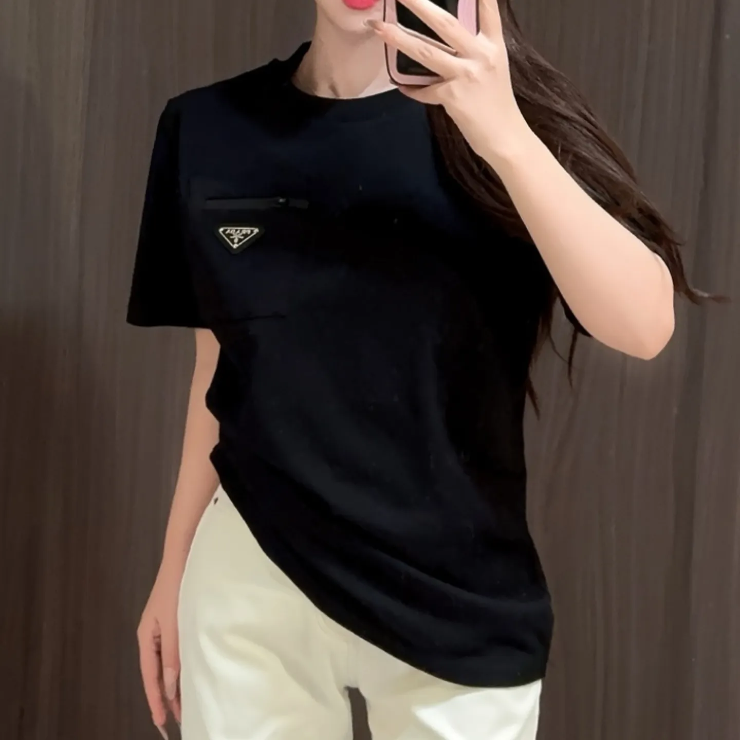 『S-L』目立つ 気質満点 リラックス クール おしゃれ スリム 動きやすい Tシャツ