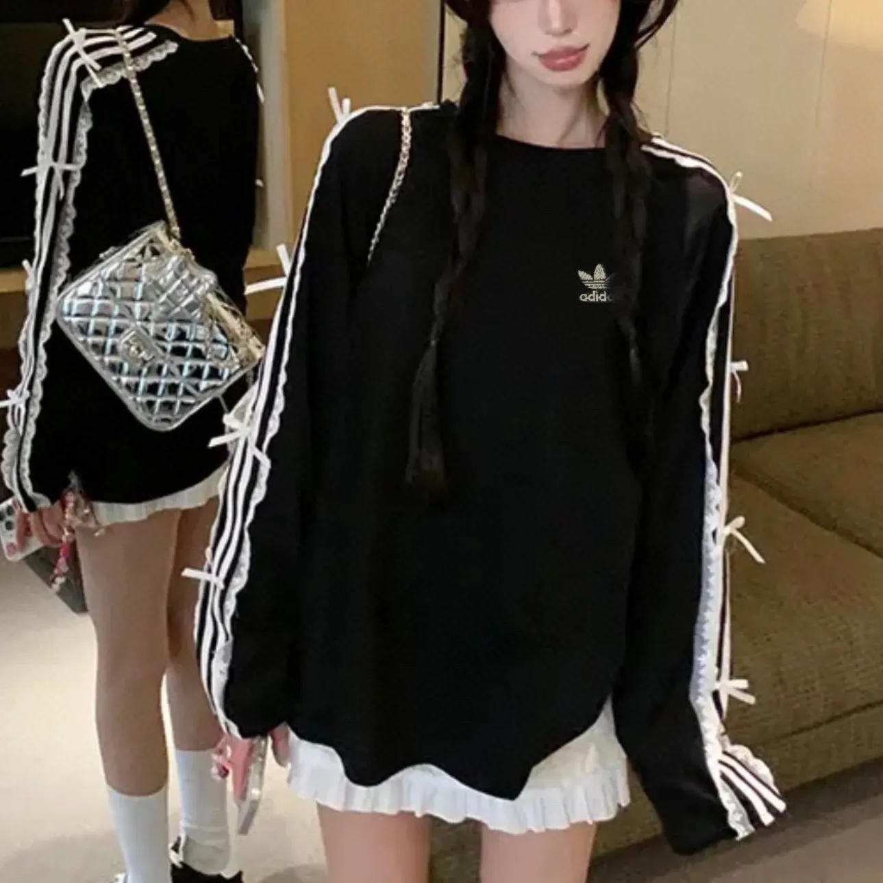 『S-L』ヴィンテージ 限定フラワーバンド 大人気 高級感たっぷり カジュアル着用 素材感抜群 長袖Tシャツ
