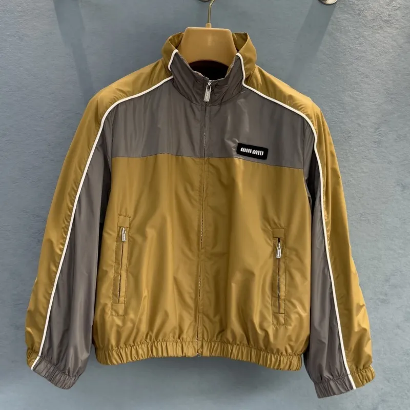 『S-L』着心地良い ファッションクール バイカラー切替 通気性 UVカットジャケット
