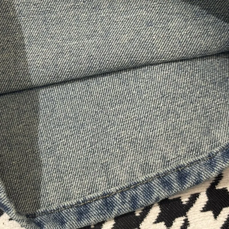 『S-XL』スタイリッシュコンフォート合わせやすい 刺繍ストレートデニムパンツ