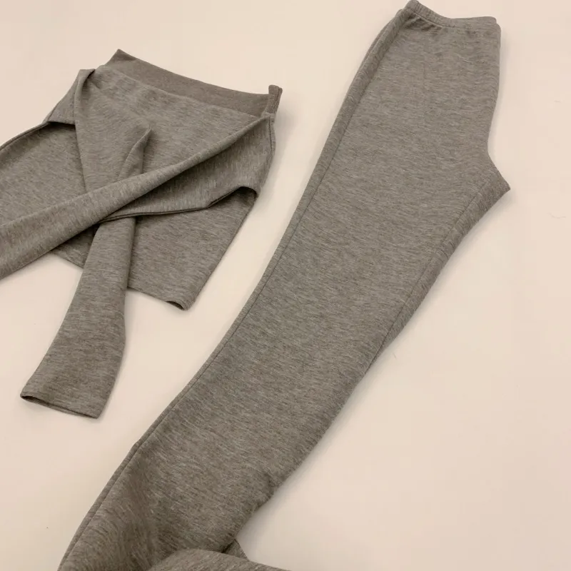 『S-L』優しい雰囲気 着瘦せ 快適 プレミアム トレンド マルチウェイ タイアップ パンツセット