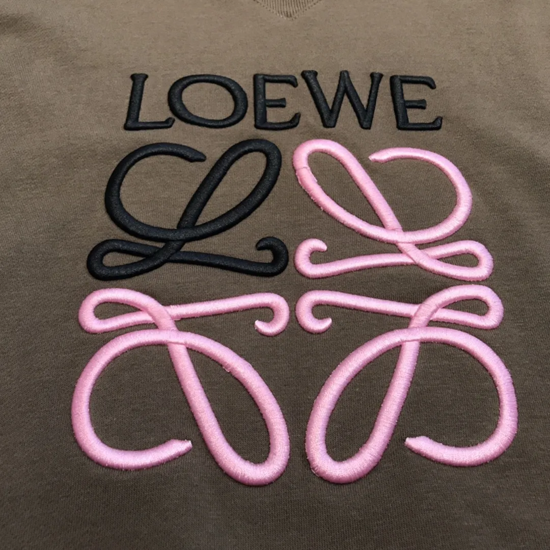 『L』胸元刺繍 立体ロゴ おすすめ クラシック リラックス アウトドア トレーナー