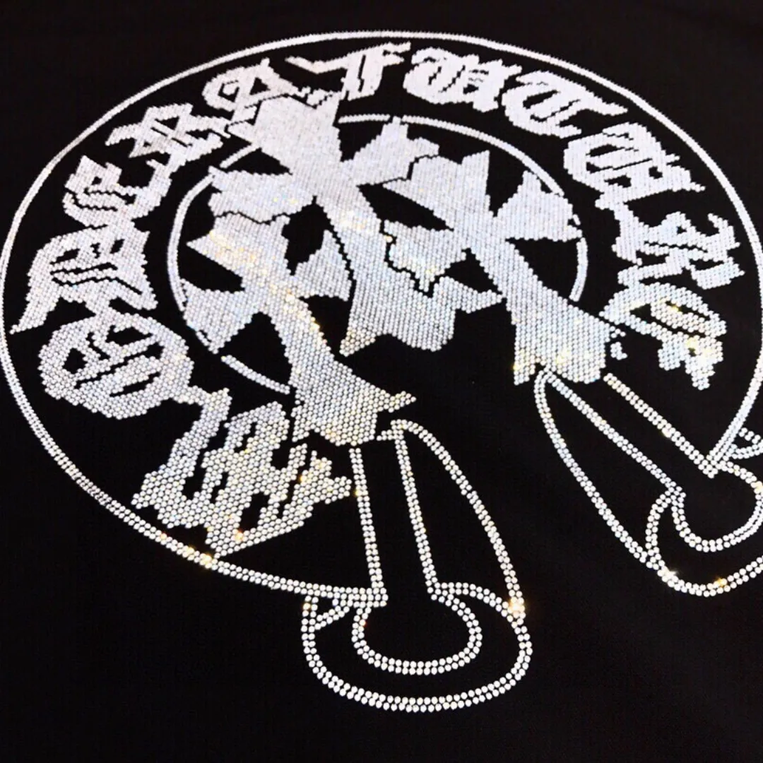 『M-XL』着心地良い スタイルアップ 超キラキラ ダイヤモンド付き フード付き パーカー