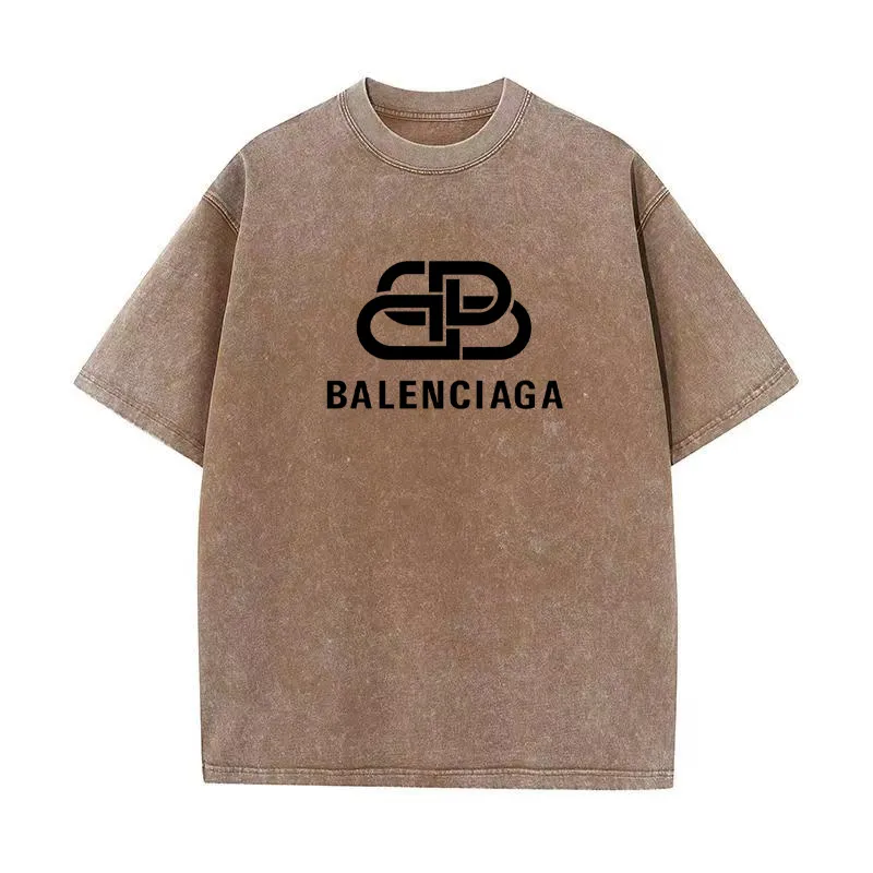『S-5XL』人気上昇中 絶対流行 ウォッシュド クール シンプル Tシャツ