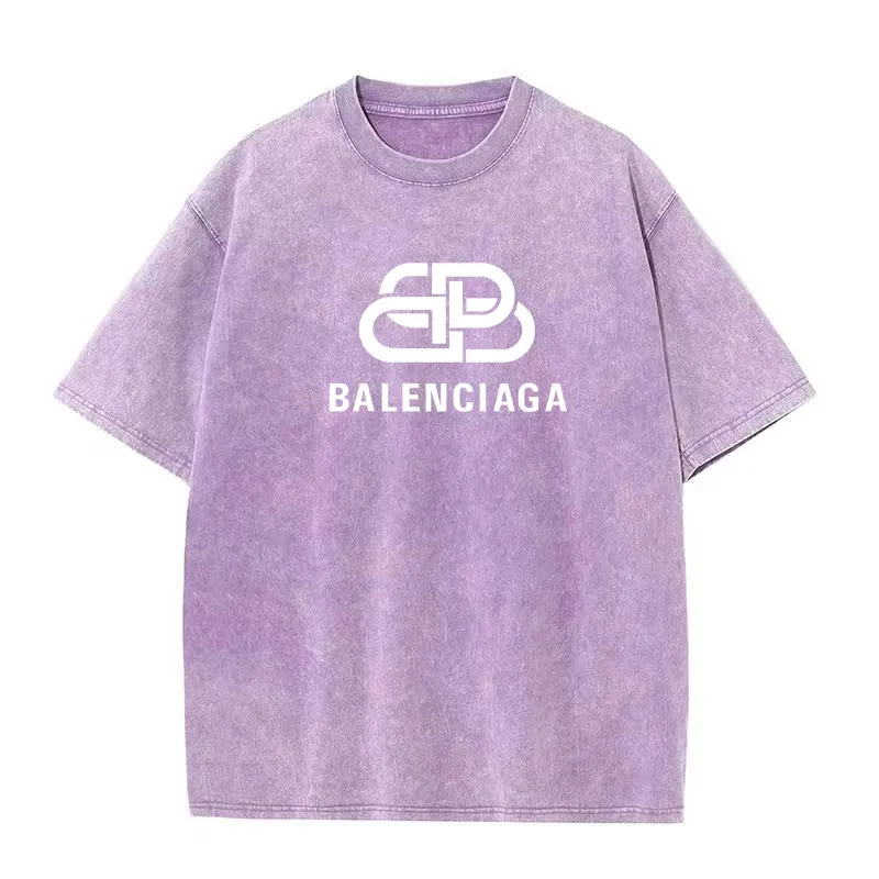 『S-5XL』人気上昇中 絶対流行 ウォッシュド クール シンプル Tシャツ