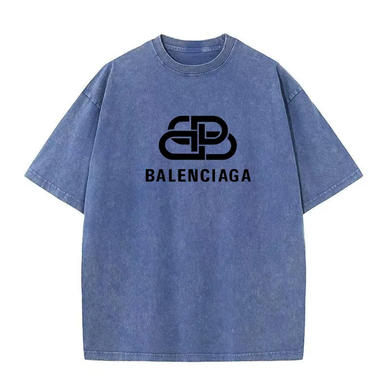 『S-5XL』人気上昇中 絶対流行 ウォッシュド クール シンプル Tシャツ
