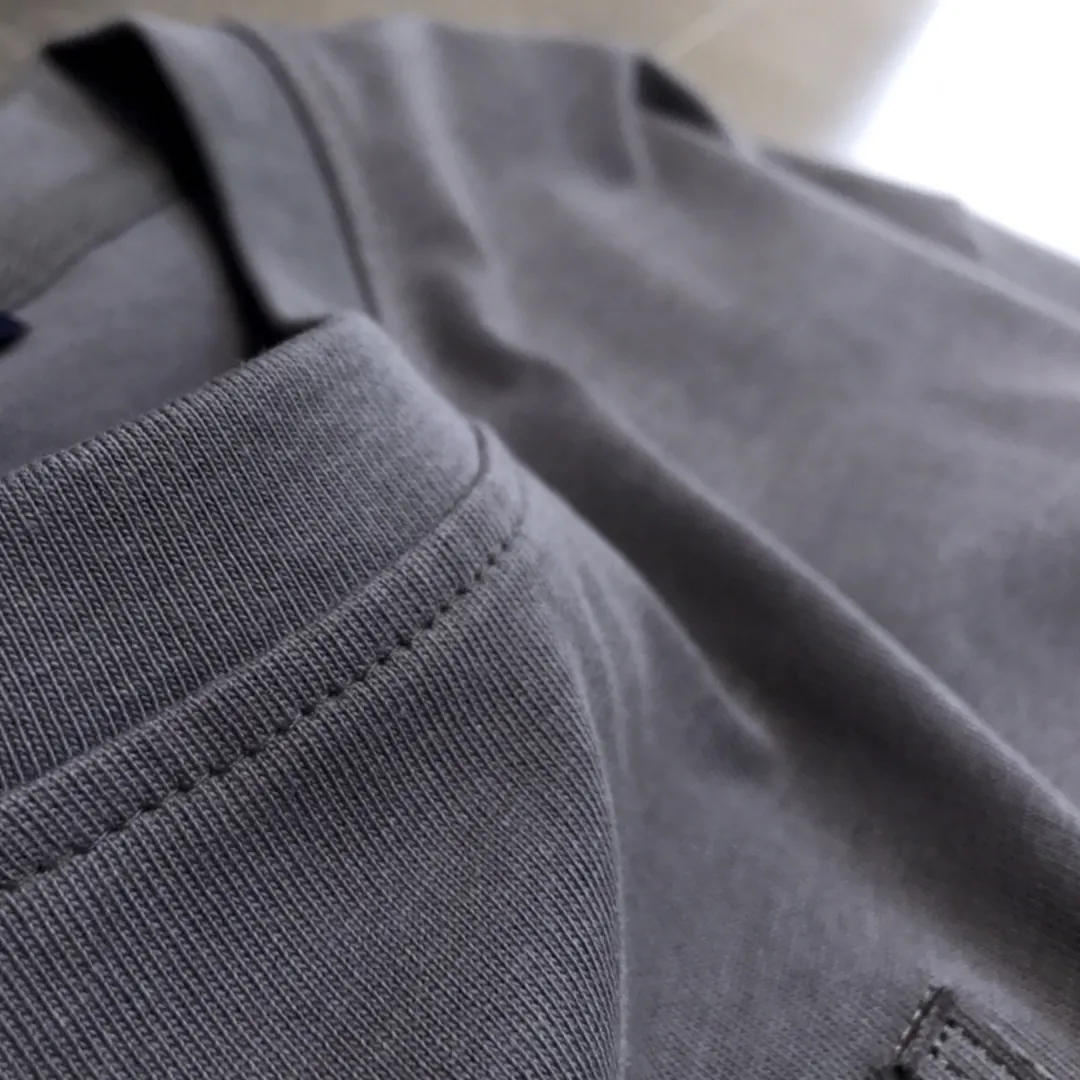 『S-L』新作 刺繍 純綿 快適 クラシック シンプル 長袖Tシャツ