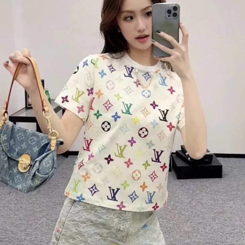 『S-L』快適 元気いっぱい トレンド クラシック リラックス カラフル Tシャツ