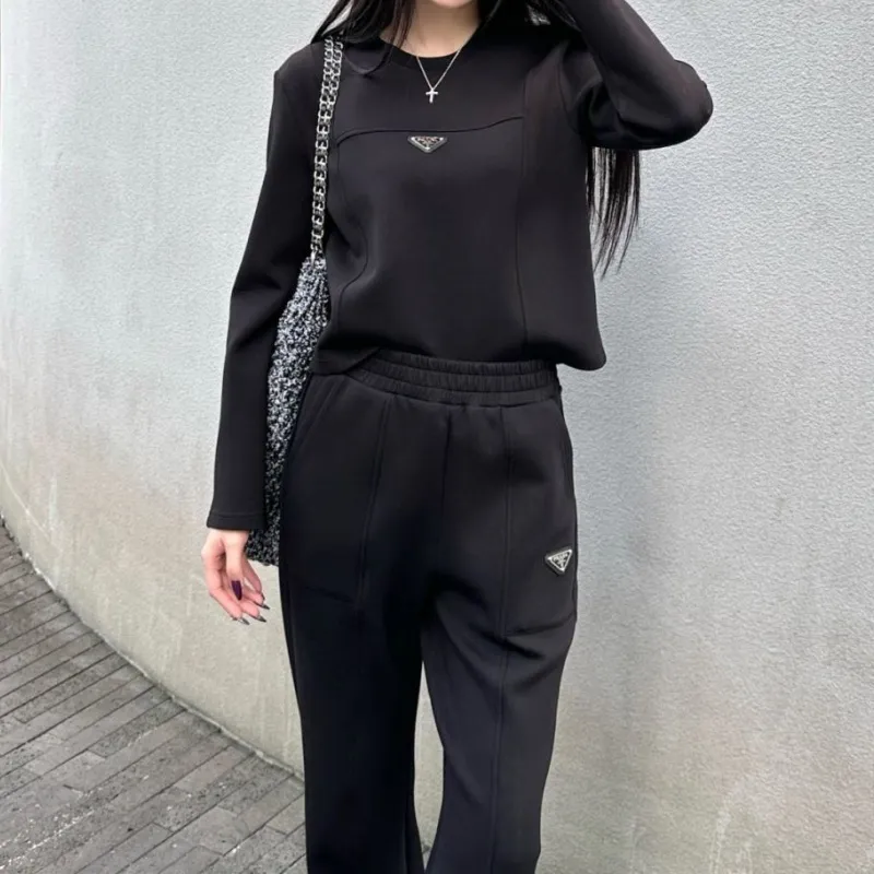 『S-L』 気質満点 スタイリッシュ カジュアル シンプル 魅力的 着瘦せ ストレッチ セット