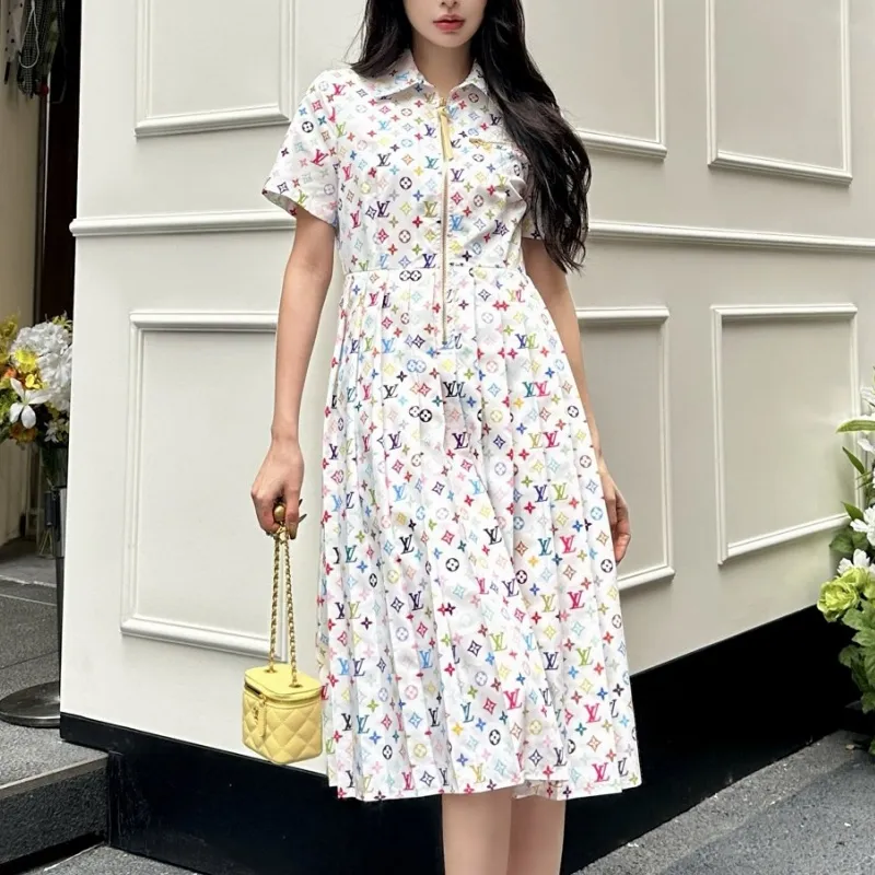 『S-L』美人度アップ トレンド 高品質 快適 スウィート可愛い カラフル ワンピース