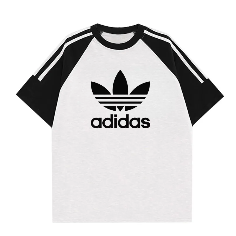『M-3XL』カジュアル アクティブ シンプル カラーブロック Tシャツ