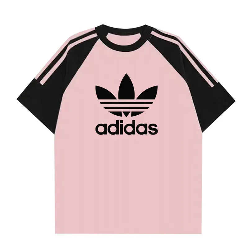 『M-3XL』カジュアル アクティブ シンプル カラーブロック Tシャツ