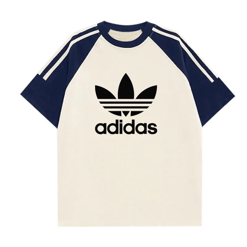 『M-3XL』カジュアル アクティブ シンプル カラーブロック Tシャツ
